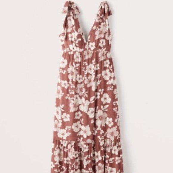 Abercrombie Tie Strap Maxi - Size M, New With Tags - Picture 2 of 3